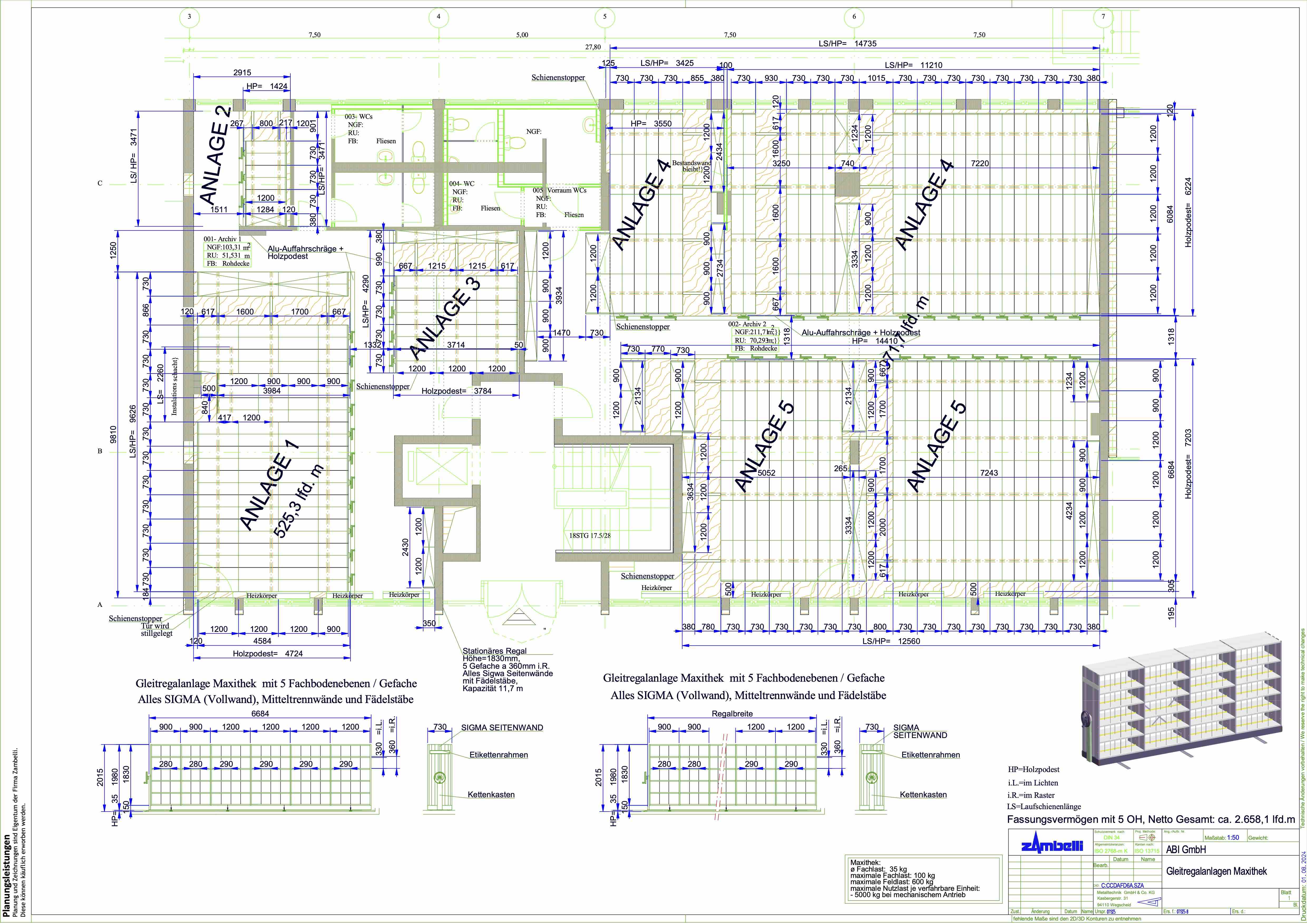 Planung Regalsysteme